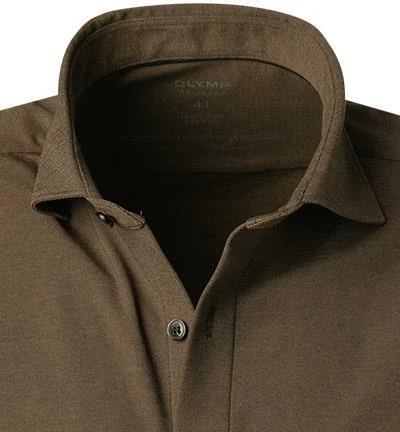 Bestpreis 😉 OLYMP Level Five Body Fit 2006/84/28 Hemd, Jersey geruchshemmend, Braun meliert, Braun ⌛ 3 Bestpreis 😉 OLYMP Level Five Body Fit 2006/84/28 Hemd, Jersey geruchshemmend, Braun meliert, Braun ⌛ – Bild 3