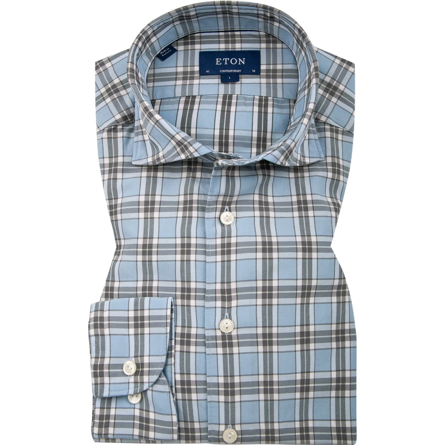 Top 10 🎉 ETON Hemd 1000/02554/21 Contemporary Fit, Baumwolle, Hellblau kariert, Hellblau ❤️ 1 Top 10 🎉 ETON Hemd 1000/02554/21 Contemporary Fit, Baumwolle, Hellblau kariert, Hellblau ❤️