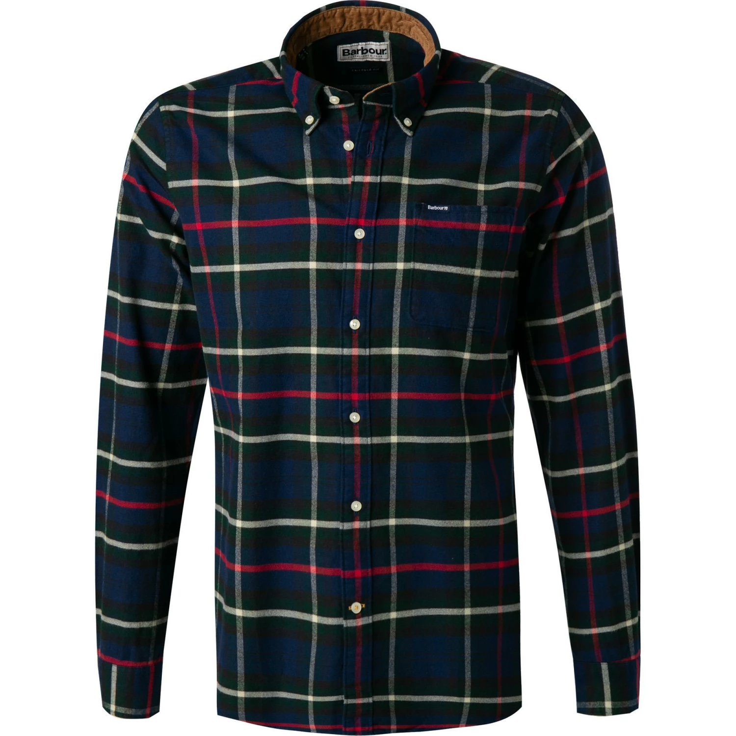 Billig ⭐ Barbour Hemd Betsom Tailored navy MSH4998NY91 Tailored Fit, Flanell, Navy-grün kariert 🧨 1 Billig ⭐ Barbour Hemd Betsom Tailored navy MSH4998NY91 Tailored Fit, Flanell, Navy-grün kariert 🧨