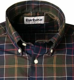Brandneu ✔️ Barbour Hemd Wetherham classic tartan MSH4982TN11 Tailored Fit, Twill, Grün-blau kariert 🌟 -Hemden Verkaufsgeschäft 376051 norm2