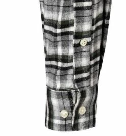 Aktion 👍 Barbour Hemd Birtley Tailored grey MSH5030GY52 Tailored Fit, Baumwolle, Grau-grün kariert ✔️ -Hemden Verkaufsgeschäft 376059 norm3