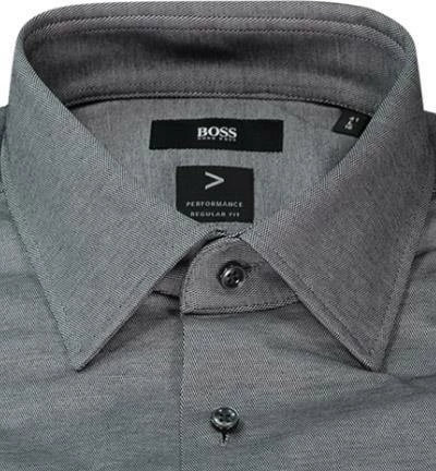 Schlussverkauf ✨ BOSS Hemd Joe 50463021/029 Regular Fit, Jersey, Grau meliert, Dunkelgrau 🌟 3 Schlussverkauf ✨ BOSS Hemd Joe 50463021/029 Regular Fit, Jersey, Grau meliert, Dunkelgrau 🌟 – Bild 3