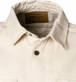 Billig 🤩 American Vintage Overshirt MDAT06B/ecru Denim 👍 -Hemden Verkaufsgeschäft 376178 norm2