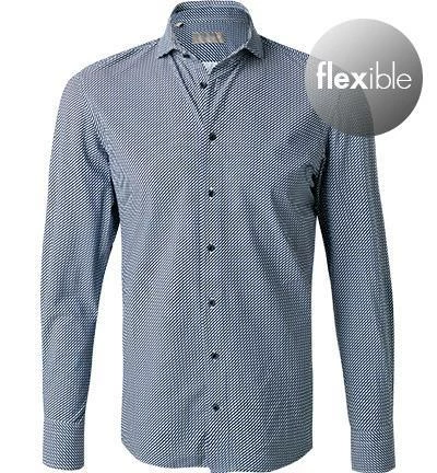 Bester Verkauf 🔥 fakts Hemd 6041/254 Slim Fit, Jersey geruchshemmend, Blau gemustert, Blau 🌟 2 Bester Verkauf 🔥 fakts Hemd 6041/254 Slim Fit, Jersey geruchshemmend, Blau gemustert, Blau 🌟 – Bild 2
