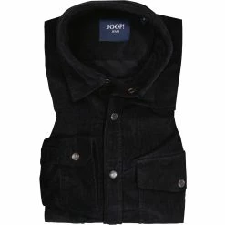 Bester Verkauf 😉 JOOP! Hemd Henrik 30022745/001 Feincord, Schwarz ⌛