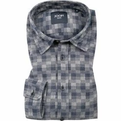 Angebote ⭐ JOOP! Hemd Hanson 30028573/410 Baumwolle, Dunkelblau kariert, Dunkelblau ⭐