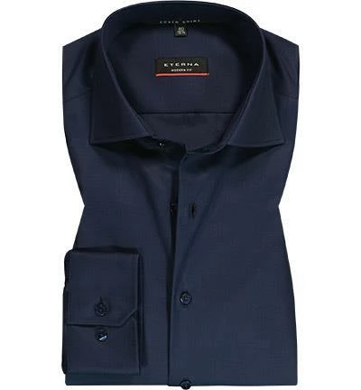 Brandneu ✨ ETERNA Hemd 8817/X18K/65/19 Modern Fit, Twill blickdicht, Navy ⌛ 2 Brandneu ✨ ETERNA Hemd 8817/X18K/65/19 Modern Fit, Twill blickdicht, Navy ⌛ – Bild 2