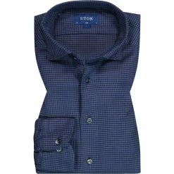 Beste Bewertungen von 🤩 ETON Hemd 1000/02376/29 Slim Fit, Baumwolle, Dunkelblau gemustert, Dunkelblau 🎁