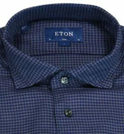 Beste Bewertungen von 🤩 ETON Hemd 1000/02376/29 Slim Fit, Baumwolle, Dunkelblau gemustert, Dunkelblau 🎁 -Hemden Verkaufsgeschäft 376482 norm2