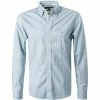 Schlussverkauf 🛒 Tommy Hilfiger Hemd MW0MW20544/0GY Regular Fit, Bio Baumwolle, Weiß-blau gemustert, Blau 🔔