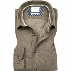 Besorgen 🎉 OLYMP Casual Level Five Body Fit 3574/84/47 Hemd, Cord, Olivgrün, Oliv 💯
