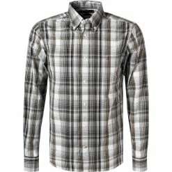 Beste Bewertungen von 💯 Tommy Hilfiger Hemd MW0MW21101/0MS Regular Fit, Bio Baumwolle, Grau kariert, Grau ✔️