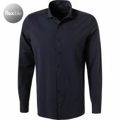 Top 10 👍 OLYMP Level Five Body Fit 69EL 2006/89/18 Hemd, Jersey geruchshemmend, Extra langer Arm, Marineblau, Marine 🧨