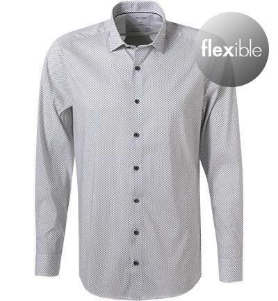 Auslauf 👏 OLYMP Level Five Body Fit 2078/84/68 Hemd, Mikrofaser atmungsaktiv, Weiß-schwarz gemustert, Schwarz ⭐ 2 Auslauf 👏 OLYMP Level Five Body Fit 2078/84/68 Hemd, Mikrofaser atmungsaktiv, Weiß-schwarz gemustert, Schwarz ⭐ – Bild 2