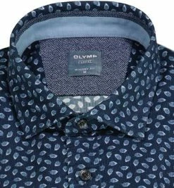 Coupon ✨ OLYMP Casual Modern Fit 4062/84/18 Hemd, Cord, Marineblau gemustert, Marine 🔔 -Hemden Verkaufsgeschäft 376678 norm2