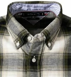 Auslauf 😉 Tommy Hilfiger Hemd MW0MW20461/0N1 Regular Fit, Baumwolle-Leinen, Olivgrün kariert, Oliv 🥰 10 Auslauf 😉 Tommy Hilfiger Hemd MW0MW20461/0N1 Regular Fit, Baumwolle-Leinen, Olivgrün kariert, Oliv 🥰 -Hemden Verkaufsgeschäft 376685 norm2