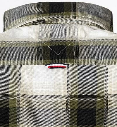 Auslauf 😉 Tommy Hilfiger Hemd MW0MW20461/0N1 Regular Fit, Baumwolle-Leinen, Olivgrün kariert, Oliv 🥰 7 Auslauf 😉 Tommy Hilfiger Hemd MW0MW20461/0N1 Regular Fit, Baumwolle-Leinen, Olivgrün kariert, Oliv 🥰 – Bild 7