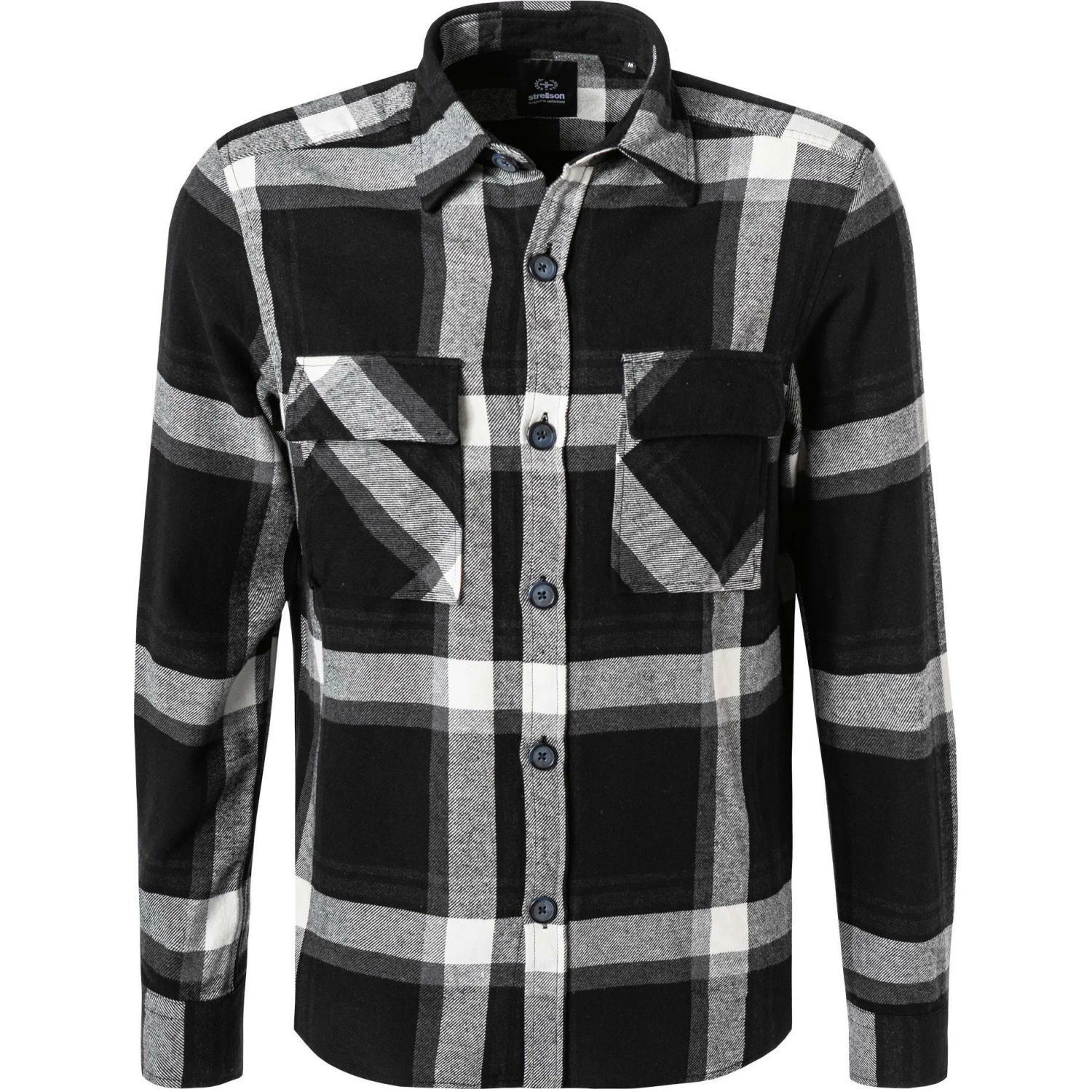 Rabatt 🎁 Strellson Hemd Norman 30028373/010 Baumwolle, Schwarz-weiß kariert, Schwarz-weiß 🧨 1 Rabatt 🎁 Strellson Hemd Norman 30028373/010 Baumwolle, Schwarz-weiß kariert, Schwarz-weiß 🧨