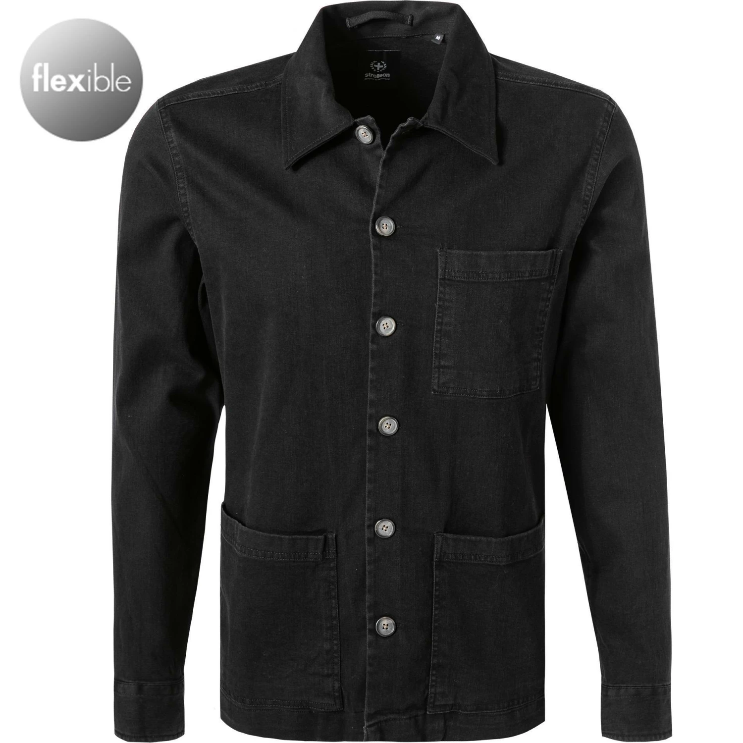 Besorgen 🌟 Strellson Hemd Nile 30028369/001 Overshirt, Baumwolle, Schwarz ❤️ 1 Besorgen 🌟 Strellson Hemd Nile 30028369/001 Overshirt, Baumwolle, Schwarz ❤️