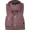 Angebote ✨ Polo Ralph Lauren Hemd 710849298/006 Slim Fit, Baumwolle, Rot-weiß kariert, Rot-weiß 🥰