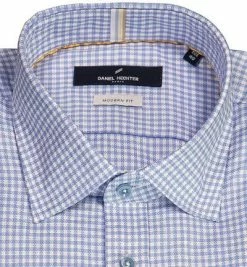 Auslauf 😀 Daniel Hechter Hemd 60249/100589/620 Modern Fit, Baumwolle, Hellblau gemustert, Hellblau ⌛ -Hemden Verkaufsgeschäft 376836 norm2
