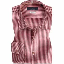 Beste Bewertungen von 💯 Daniel Hechter Hemd 60249/100589/380 Modern Fit, Baumwolle, Rot gemustert, Rot ✨