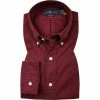 Auslauf 🛒 Polo Ralph Lauren Hemd 710805564/002 Custom Fit, Baumwolle, Weinrot 🔥