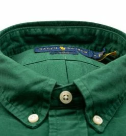 Brandneu 🔥 Polo Ralph Lauren Hemd 710804257/003 Slim Fit, Baumwolle, Grün 💯 -Hemden Verkaufsgeschäft 376864 norm2