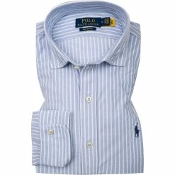 Blitzangebot ✨ Polo Ralph Lauren Hemd 710844569/001 Oxford, Blau-weiß gestreift, Blau-weiß 😉