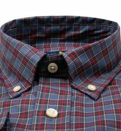 Bestpreis ❤️ Polo Ralph Lauren Hemd 710767399/002 Custom Fit, Baumwolle, Blau-rot kariert, Blau-rot 😉 -Hemden Verkaufsgeschäft 376886 norm2