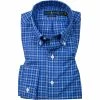 Besorgen 🔔 Polo Ralph Lauren Hemd 710767399/004 Custom Fit, Baumwolle, Blau kariert, Blau 😍