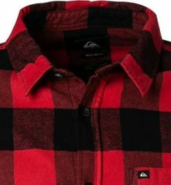 Am billigsten 🛒 Quiksilver Hemd EQYWT04248/RPY1 Overshirt, Regular Fit, Baumwolle, Rot-schwarz kariert, Rot 👏 -Hemden Verkaufsgeschäft 376999 norm2