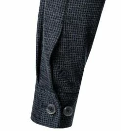 Besorgen ⌛ HILTL Overshirt Jake 14161/1001/10 Regular Fit, Jersey, Dunkelblau gemustert, Dunkelblau 🎁 -Hemden Verkaufsgeschäft 377198 norm3