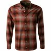 Bestes Angebot 😀 BOGNER Hemd Timi 5867/6960/592 Twill, Rotbraun-grau kariert, Rot 💯