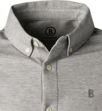 Schlussverkauf 🧨 BOGNER Hemd Franz-5 5835/2727/011 Regular Fit, Jersey-Piqué, Hellgrau meliert, Hellgrau 🎉 3 Schlussverkauf 🧨 BOGNER Hemd Franz-5 5835/2727/011 Regular Fit, Jersey-Piqué, Hellgrau meliert, Hellgrau 🎉 – Bild 3