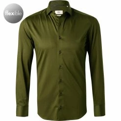 Neu 🌟 ETERNA Hemd 2159/YS82/67/48 Slim Fit, Jersey CO2-Neutral, Grün 😉