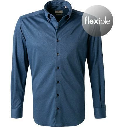 Besorgen 🥰 ETERNA Hemd 2159/LS84/17 Comfort Fit, Jersey CO2-Neutral, Blau meliert, Blau 🎁 2 Besorgen 🥰 ETERNA Hemd 2159/LS84/17 Comfort Fit, Jersey CO2-Neutral, Blau meliert, Blau 🎁 – Bild 2