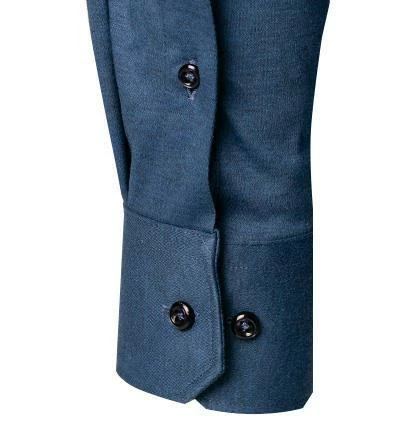 Besorgen 🥰 ETERNA Hemd 2159/LS84/17 Comfort Fit, Jersey CO2-Neutral, Blau meliert, Blau 🎁 4 Besorgen 🥰 ETERNA Hemd 2159/LS84/17 Comfort Fit, Jersey CO2-Neutral, Blau meliert, Blau 🎁 – Bild 4