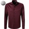 Blitzangebot 💯 ETERNA Hemd 2159/JS82/58 Modern Fit, Jersey CO2-Neutral, Aubergine, Rot ⭐
