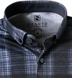 Schlussverkauf 🎁 DESOTO Hemd Modern B.D. 47013-3/523 Jersey, Dunkelblau-schwarz kariert, Dunkelblau ⌛ 7 Schlussverkauf 🎁 DESOTO Hemd Modern B.D. 47013-3/523 Jersey, Dunkelblau-schwarz kariert, Dunkelblau ⌛ -Hemden Verkaufsgeschäft 377393 norm2