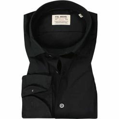 Angebote 🛒 FIL NOIR Hemd Angelo 60002/09 Shaped Fit, Baumwolle CO2-Neutral, Schwarz 😀