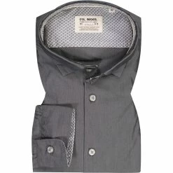 Angebote 🧨 FIL NOIR Hemd Piacenza 51100/08 Shaped Fit, Baumwolle CO2-Neutral, Anthrazit 😀