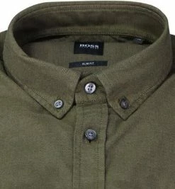 Bestes Angebot 🥰 BOSS Hemd Mabsoot 50462815/308 Slim Fit, Baumwolle, Jägergrün meliert, Jägergrün 😍 -Hemden Verkaufsgeschäft 377562 norm2
