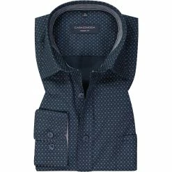 Bestes Angebot ⌛ CasaModa Hemd 413715000/100 Casual Fit, Baumwolle, Blau gemustert, Blau 🥰