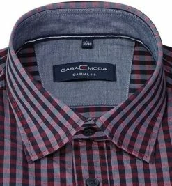 Coupon ⌛ CasaModa Hemd 413717500/401 Casual Fit, Baumwolle, Rot kariert, Rot 👏 -Hemden Verkaufsgeschäft 377641 norm2
