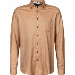 Bester Verkauf 🥰 Daniel Hechter Hemd 60350/112600/440 Regular Fit, Flanell, Haselnuss meliert, Haselnuss ❤️
