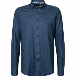 Angebote ✨ Daniel Hechter Hemd 60350/112600/680 Regular Fit, Flanell, Navy meliert, Navy 🌟