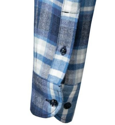 Großhandel ❤️ Daniel Hechter Hemd 60350/112601/650 Regular Fit, Flanell, Kornblumenblau kariert, Kornblumen 😀 4 Großhandel ❤️ Daniel Hechter Hemd 60350/112601/650 Regular Fit, Flanell, Kornblumenblau kariert, Kornblumen 😀 – Bild 4