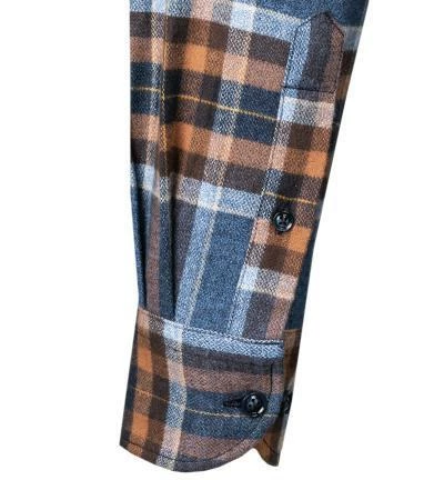 Großhandel 💯 Daniel Hechter Hemd 60350/112602/680 Regular Fit, Flanell, Navy-haselnuss kariert, Navy 🎁 4 Großhandel 💯 Daniel Hechter Hemd 60350/112602/680 Regular Fit, Flanell, Navy-haselnuss kariert, Navy 🎁 – Bild 4