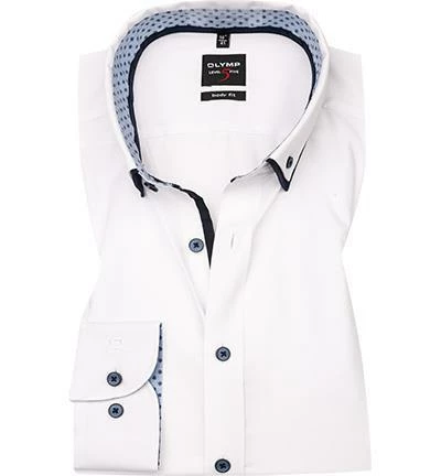 Budget 🛒 OLYMP Level Five Body Fit 2152/84/00 Hemd, Baumwolle, Weiß 🤩 2 Budget 🛒 OLYMP Level Five Body Fit 2152/84/00 Hemd, Baumwolle, Weiß 🤩 – Bild 2